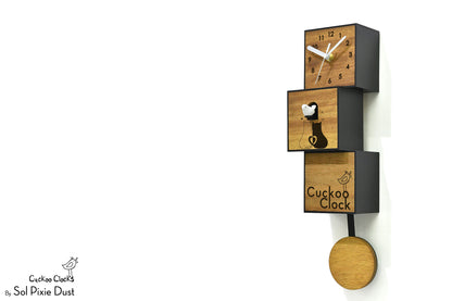 Cuckoo Clock City Three Story - Modern Cuckoo Bird Clock