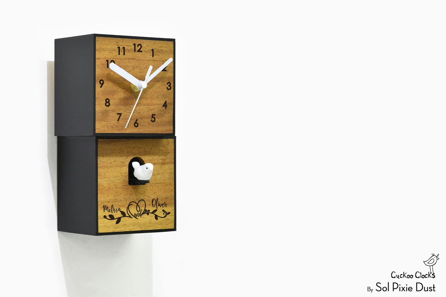 Cuckoo Clock City Two Story - Modern Cuckoo Bird Clock