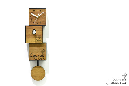 Cuckoo Clock City Three Story - Modern Cuckoo Bird Clock