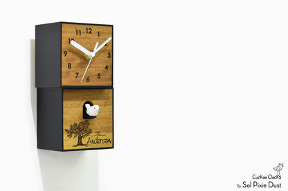 Cuckoo Clock City Two Story - Modern Cuckoo Bird Clock