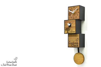 Cuckoo Clock City Three Story - Modern Cuckoo Bird Clock