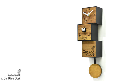 Cuckoo Clock City Three Story - Modern Cuckoo Bird Clock