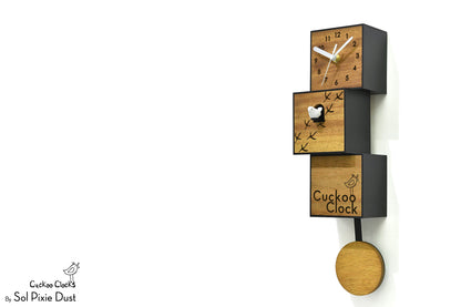 Cuckoo Clock City Three Story - Modern Cuckoo Bird Clock