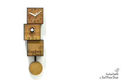 Cuckoo Clock City Three Story - Modern Cuckoo Bird Clock