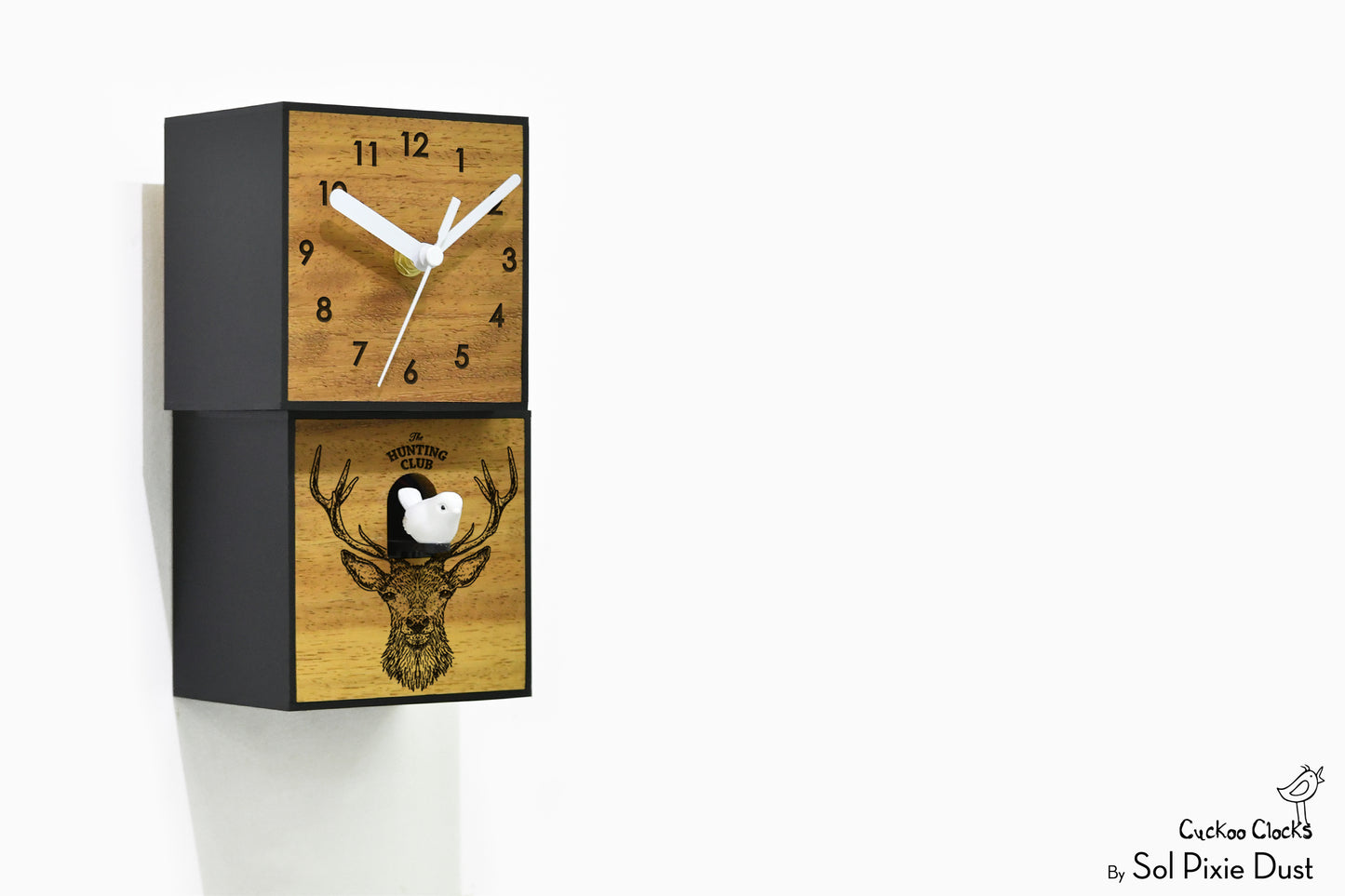 Cuckoo Clock City Two Story - Modern Cuckoo Bird Clock