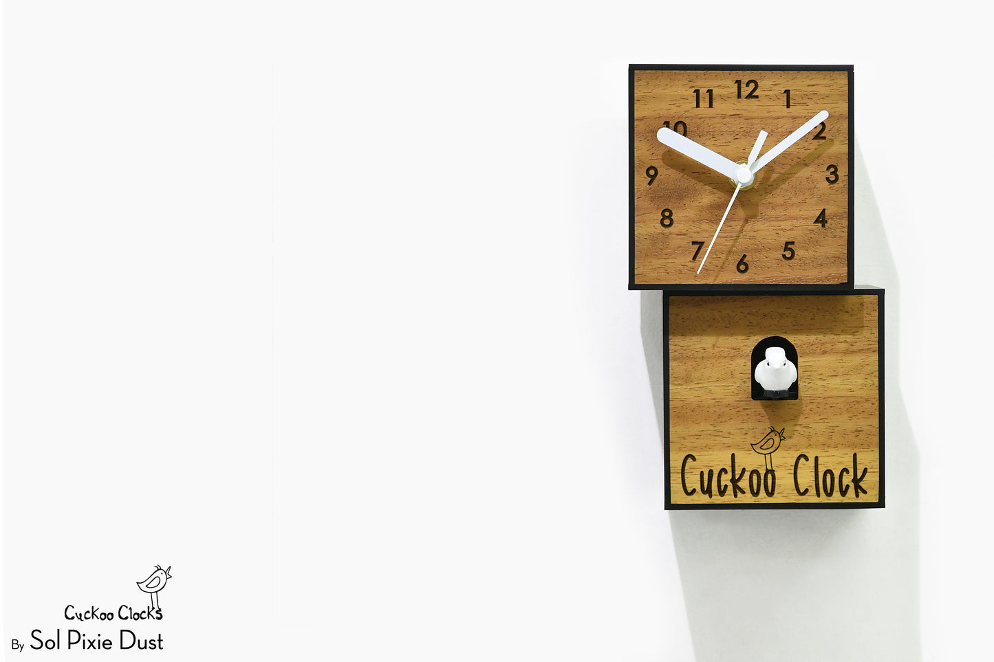 Cuckoo Clock City Two Story - Modern Cuckoo Bird Clock
