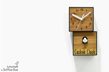 Cuckoo Clock City Two Story - Modern Cuckoo Bird Clock