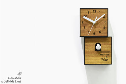 Cuckoo Clock City Two Story - Modern Cuckoo Bird Clock