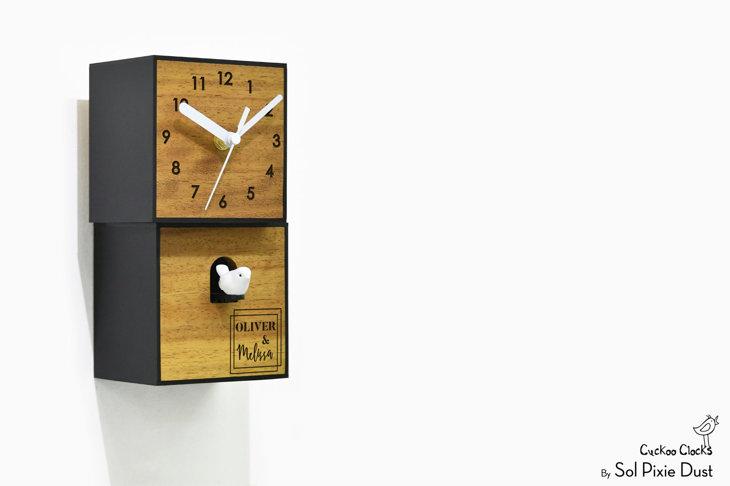 Cuckoo Clock City Two Story - Modern Cuckoo Bird Clock