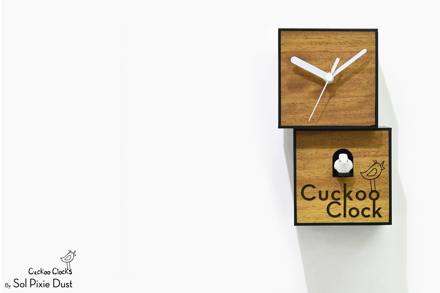 Cuckoo Clock City Two Story - Modern Cuckoo Bird Clock