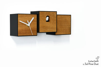 Cuckoo Clock City Three Story - Modern Cuckoo Bird Clock