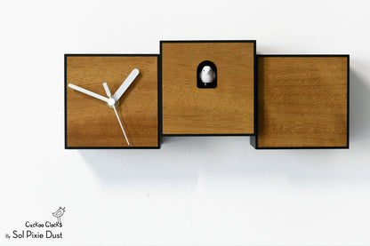 Cuckoo Clock City Three Story - Modern Cuckoo Bird Clock