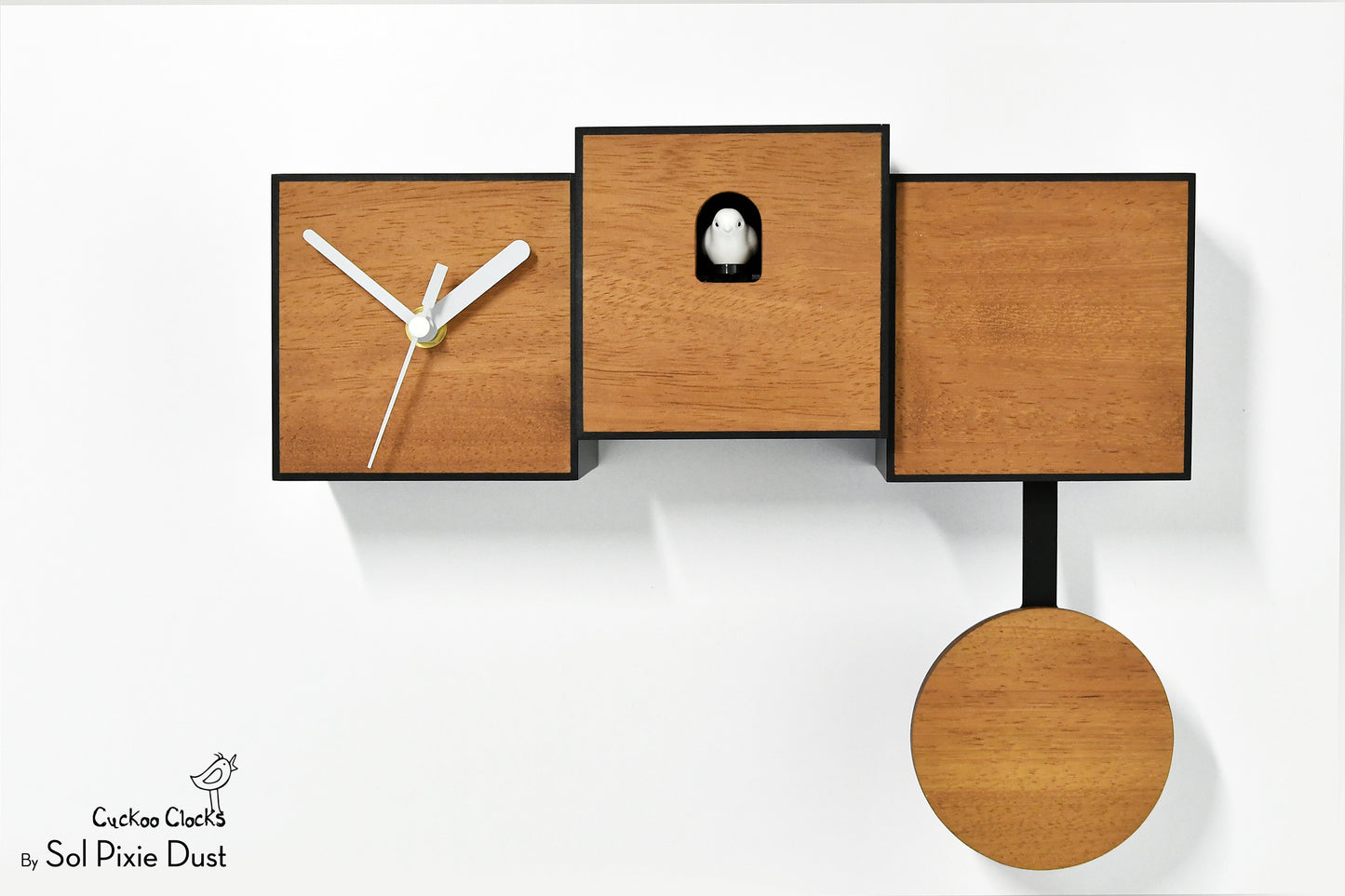 Cuckoo Clock City Three Story - Modern Cuckoo Bird Clock