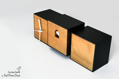 Cuckoo Clock City Three Story - Modern Cuckoo Bird Clock