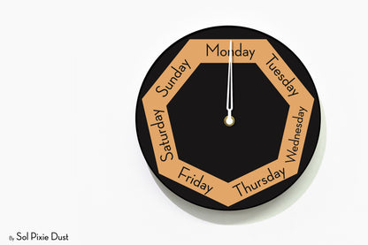 Day of The Week Clocks