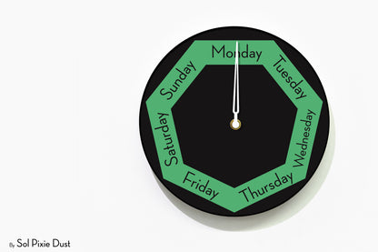 Day of The Week Clocks