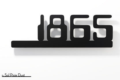 Underline House Numbers - LED Sign ( Font Options )