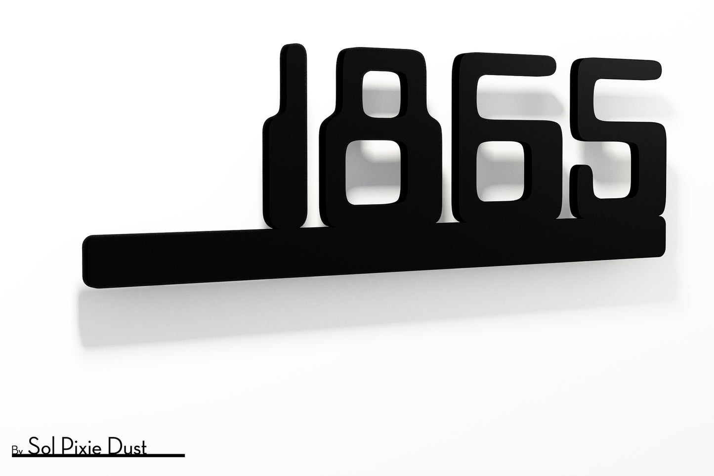 Underline House Numbers - LED Sign ( Font Options )