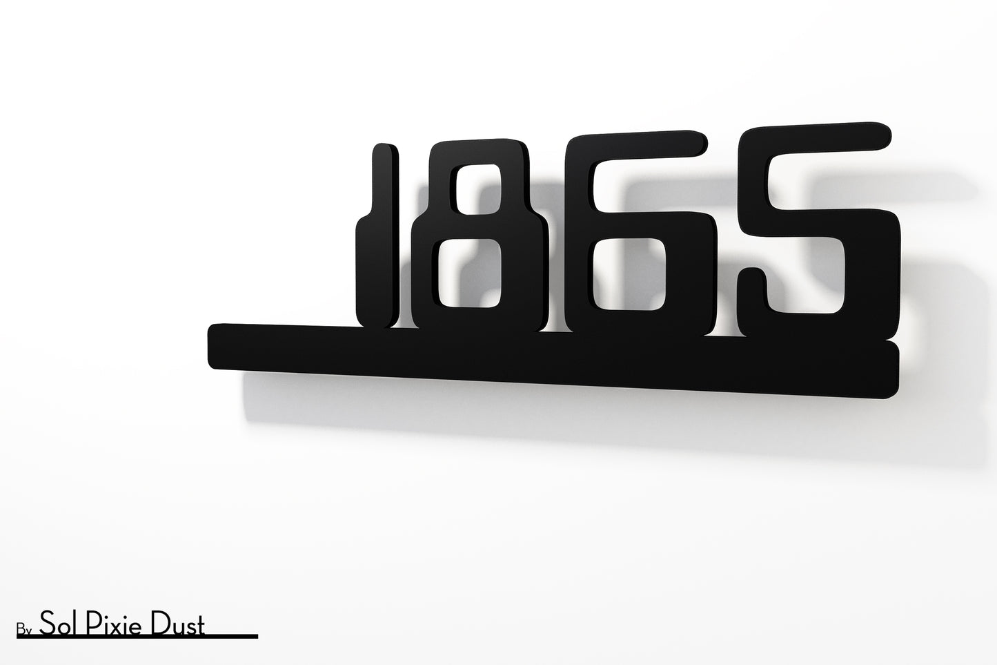 Underline House Numbers - LED Sign ( Font Options )