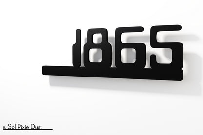 Underline House Numbers - LED Sign ( Font Options )