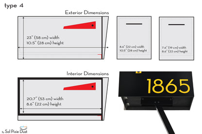 Modern Post Mounted Mailbox  - Contemporary Post Mounted Mailbox Type 4