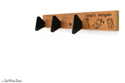 Wall Pegs and Racks - Wooden Hook Rack