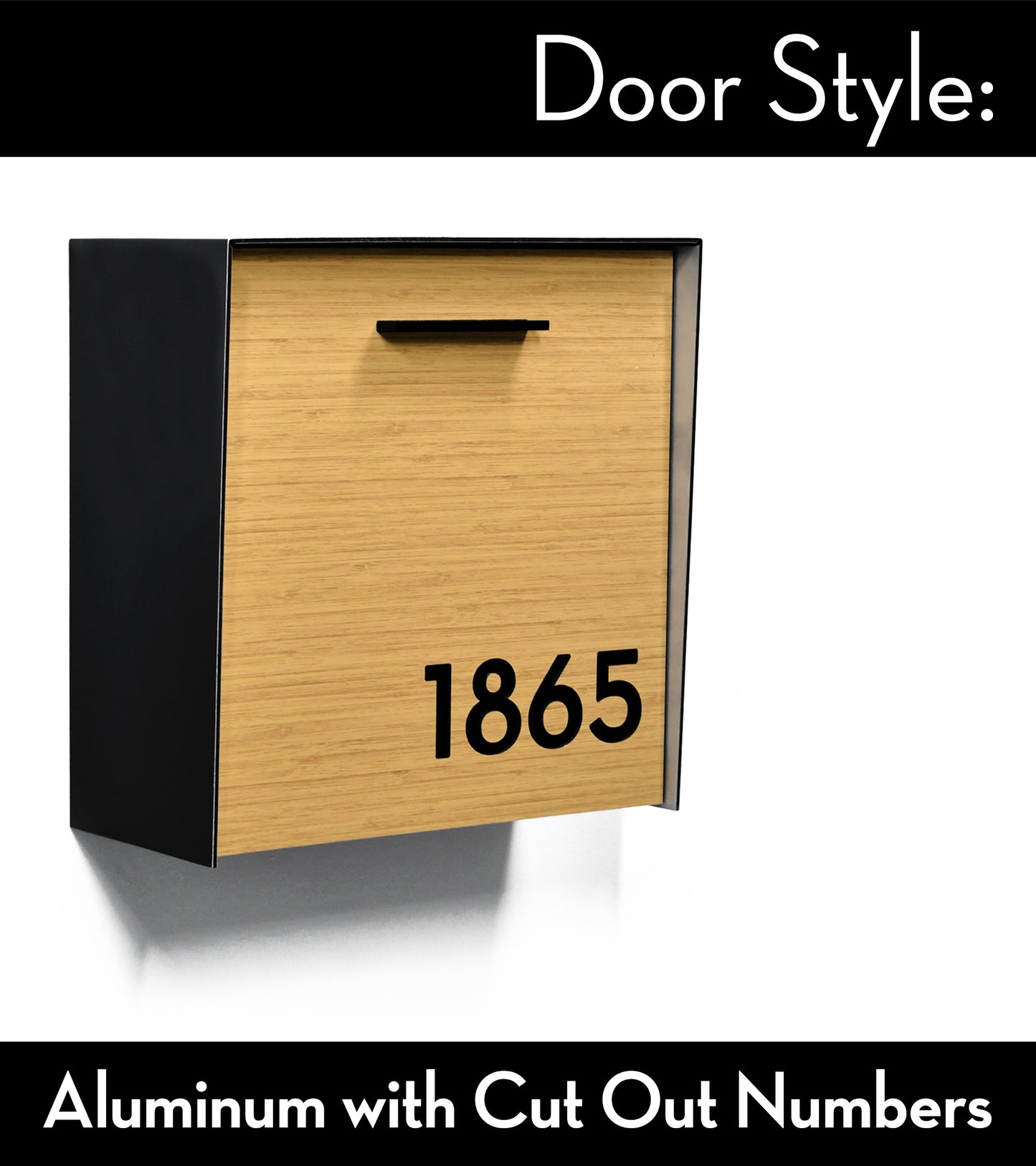 Type 1 - Wall Mounted Mailbox with Custom Door Styles & Body Colors