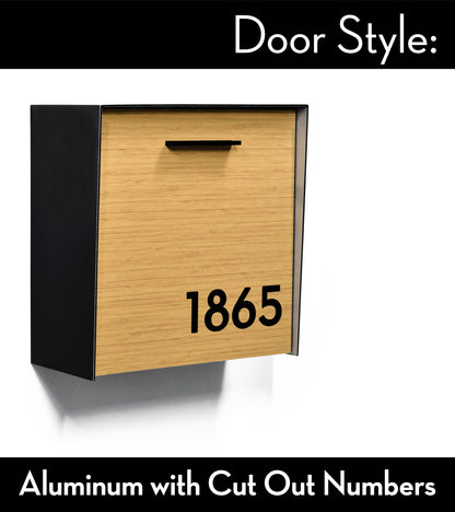 Type 1 - Wall Mounted Mailbox with Custom Door Styles & Body Colors