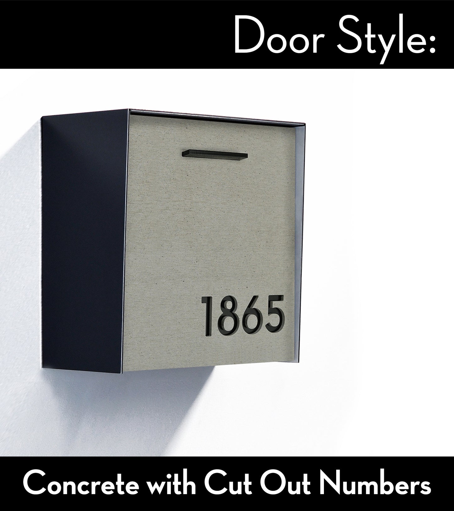 Type 1 - Wall Mounted Mailbox with Custom Door Styles & Body Colors
