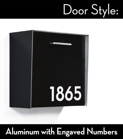 Type 1 - Wall Mounted Mailbox with Custom Door Styles & Body Colors