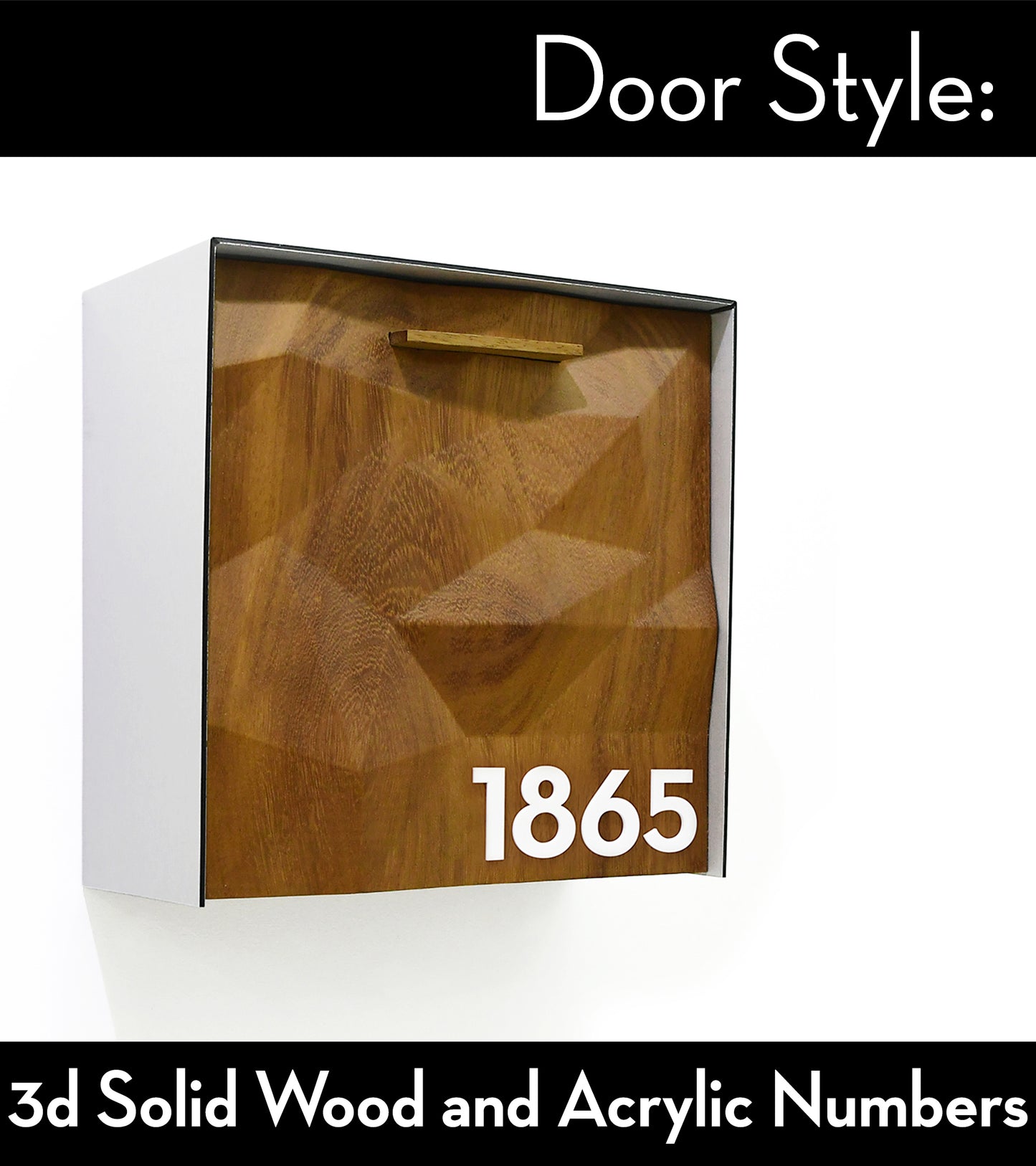 Type 1 - Wall Mounted Mailbox with Custom Door Styles & Body Colors