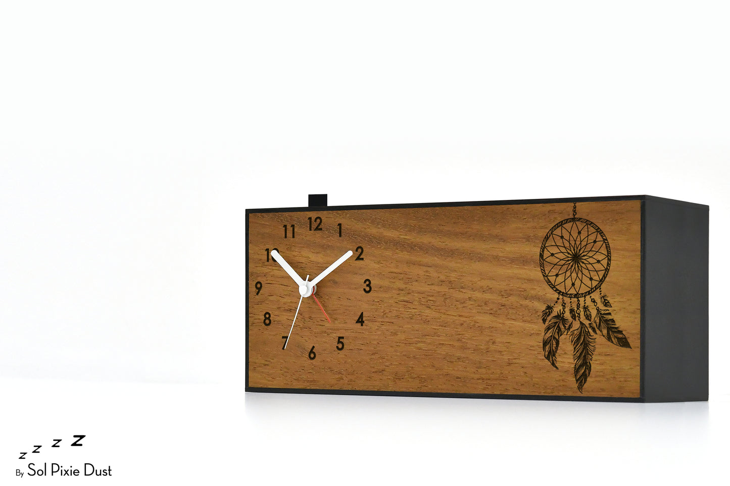 Alarm Clocks - Laser Engraved No Ticking - Table Desk Clock
