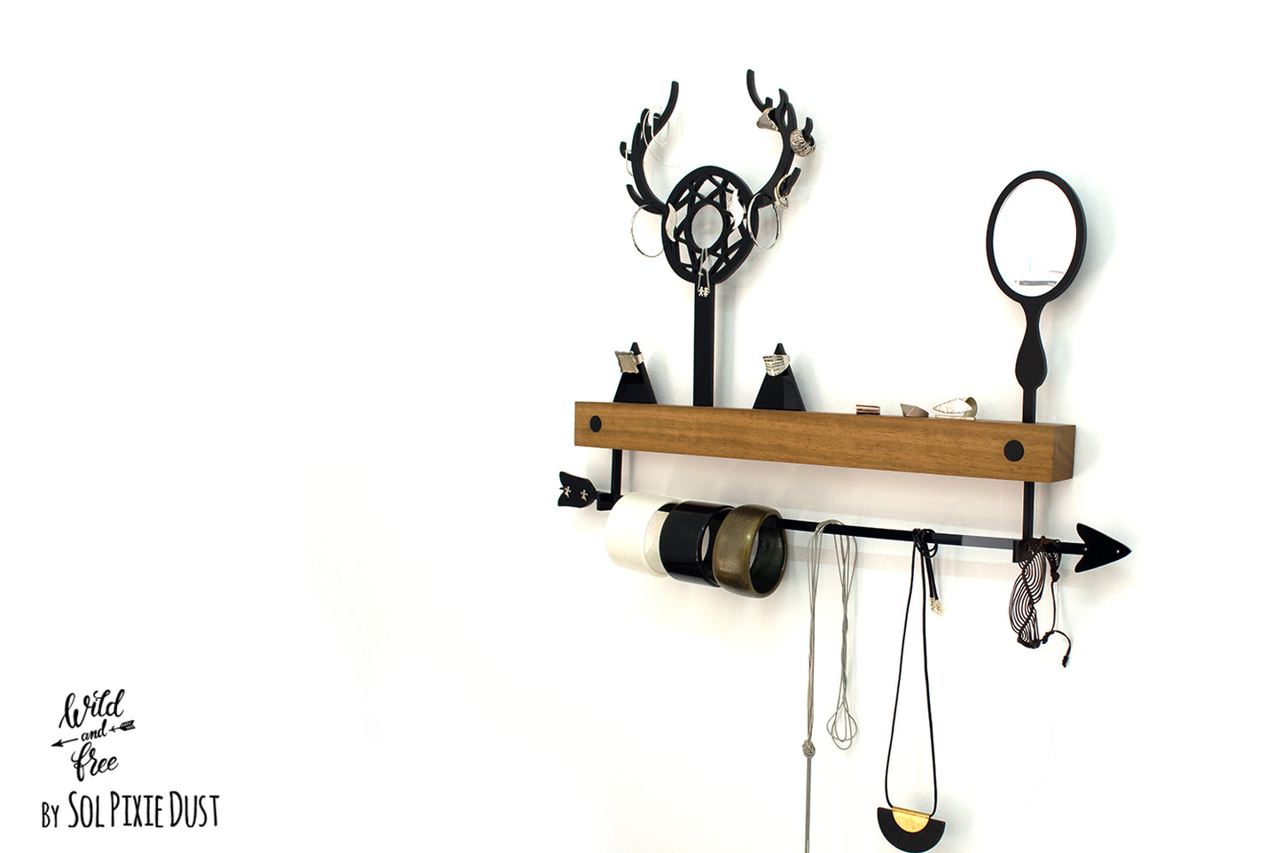 Bohemian Jewelry Display - Wall Hanging