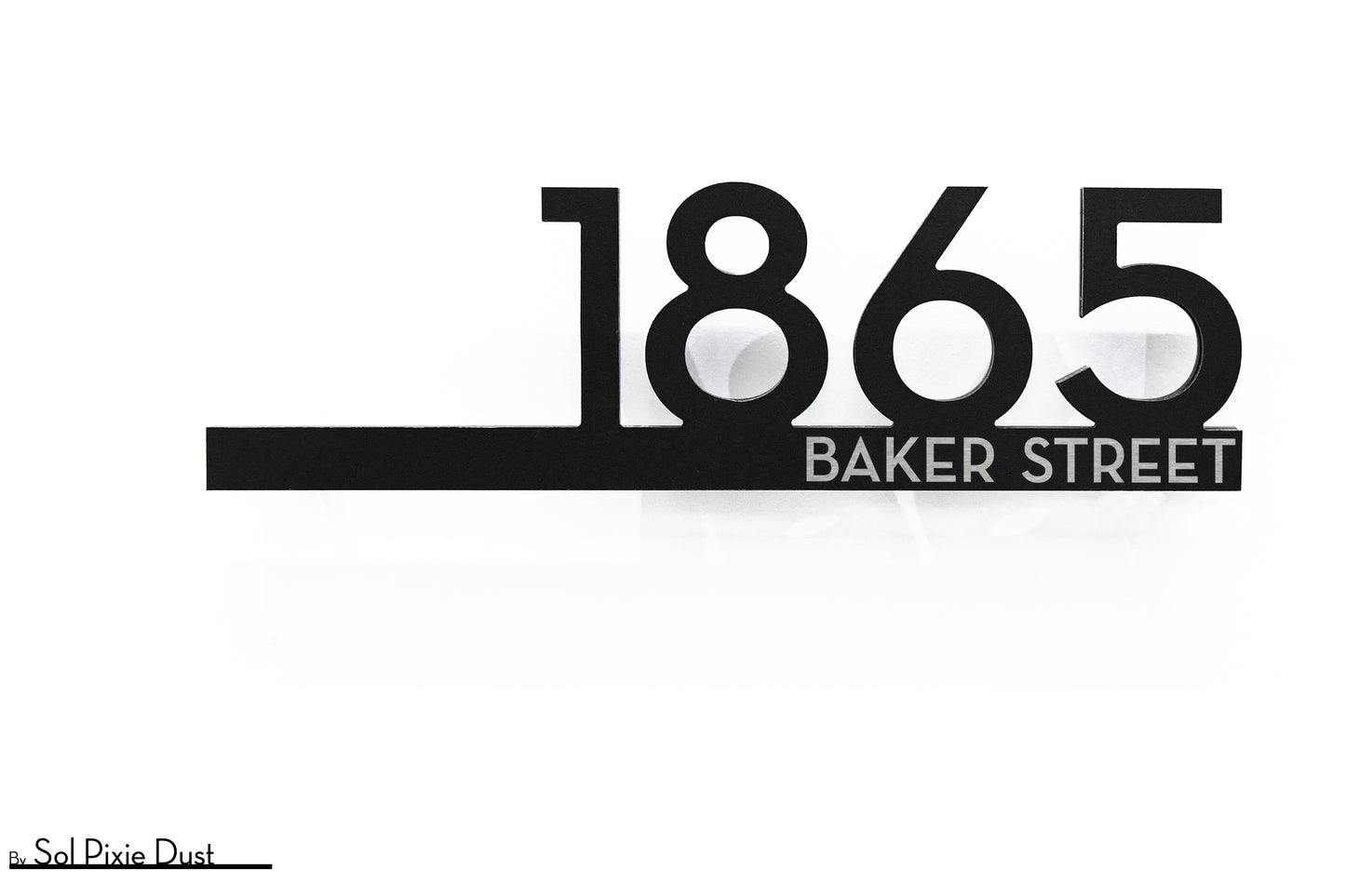 Underline House Numbers - LED Signs with Name / Address