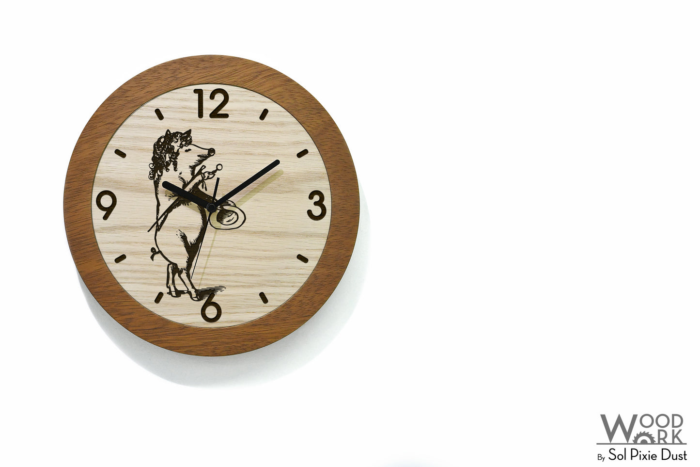 Wooden Round Clocks