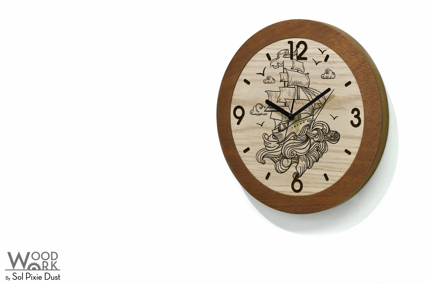 Wooden Round Clocks