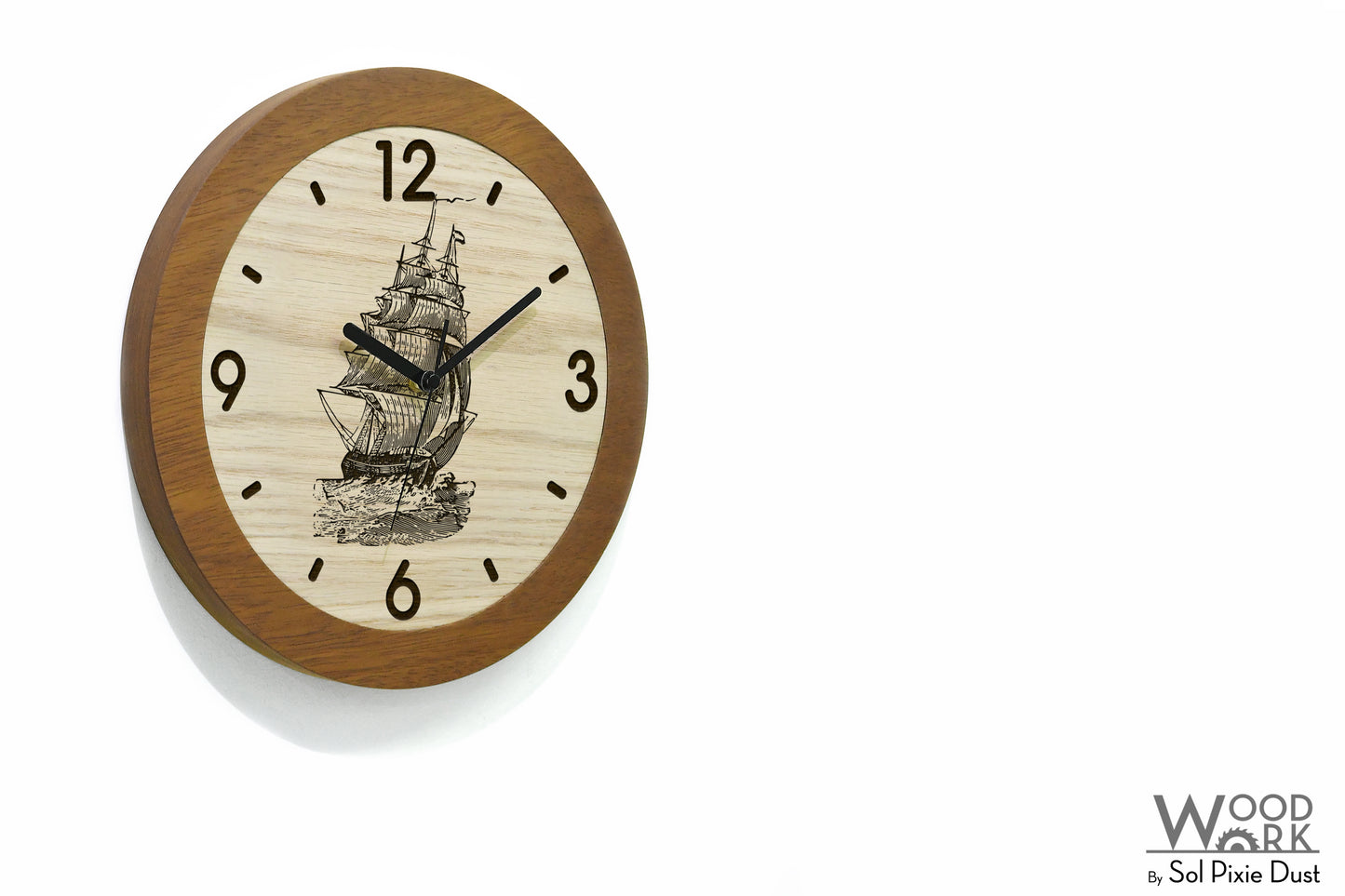 Wooden Round Clocks