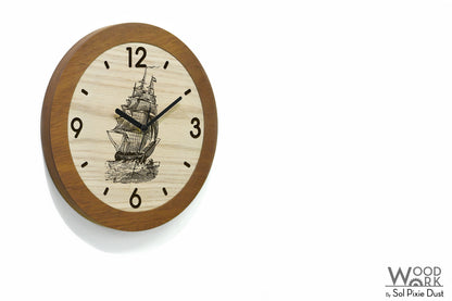 Wooden Round Clocks