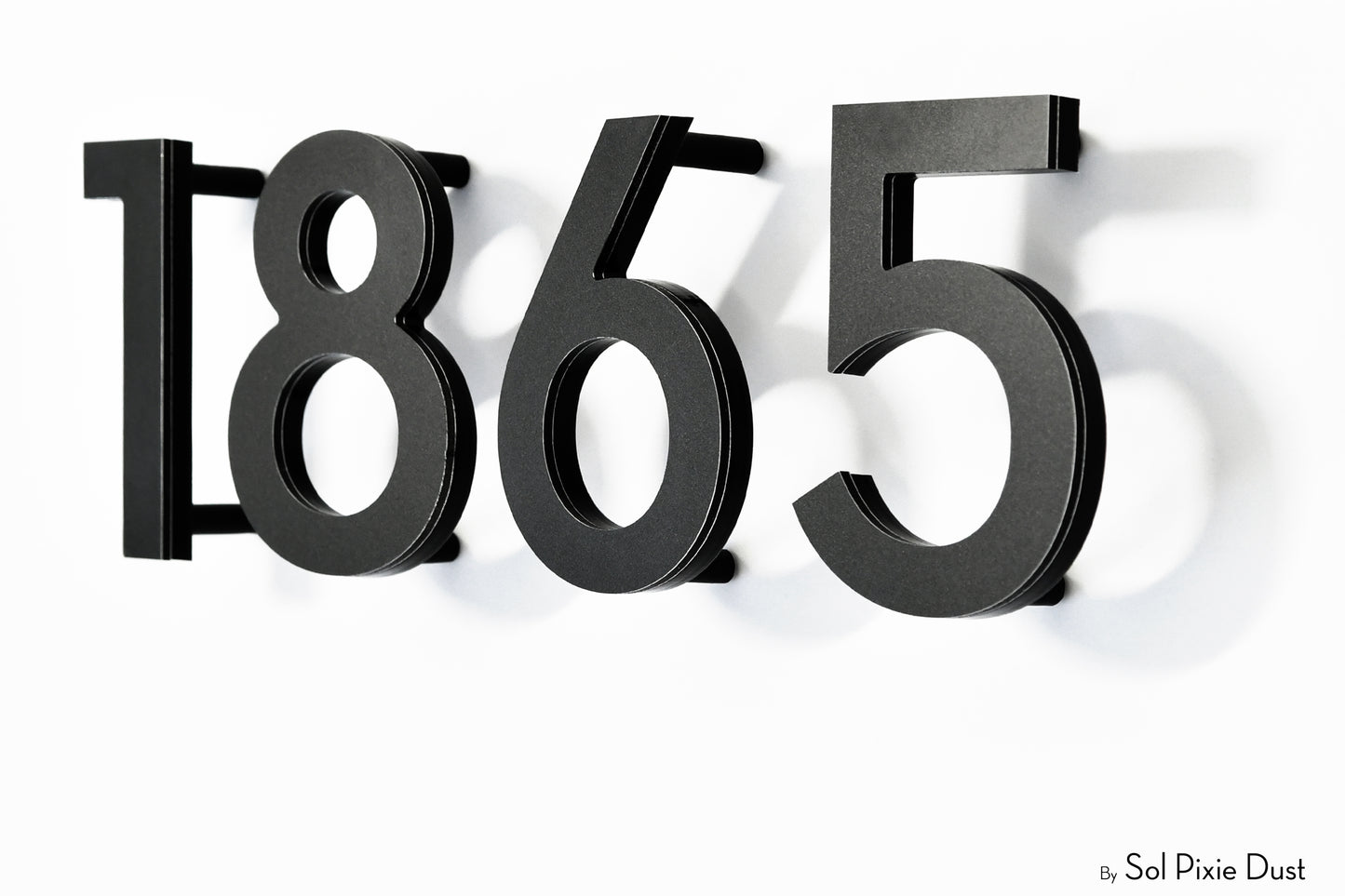 Modern House Numbers – Acrylic & Alucobond (ACP)