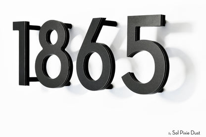 Modern House Numbers – Acrylic & Alucobond (ACP)