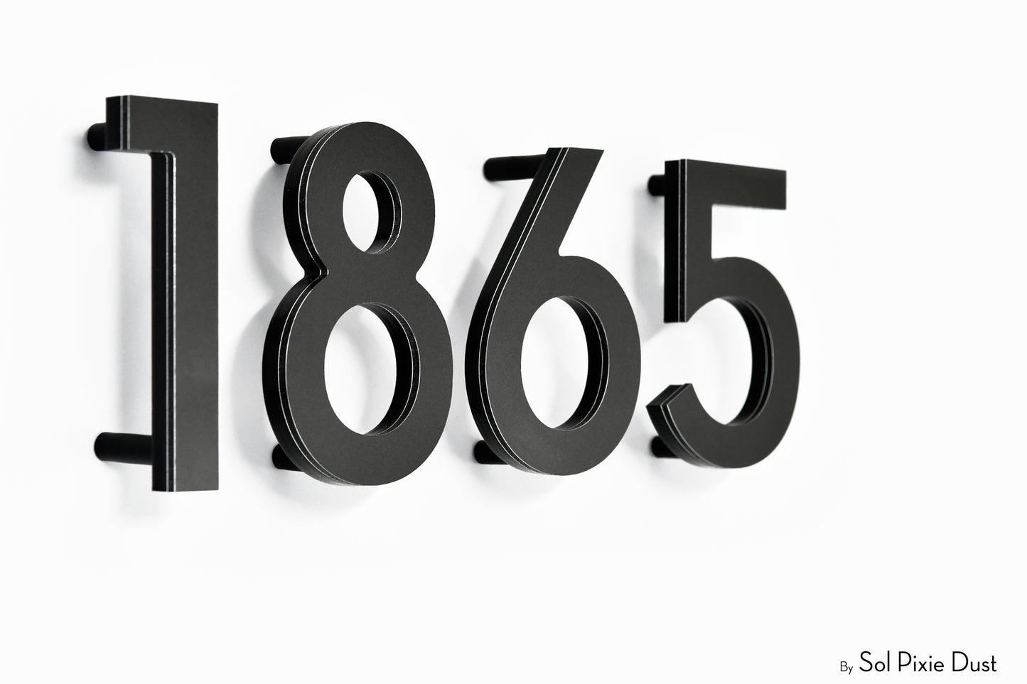 Modern House Numbers – Acrylic & Alucobond (ACP)