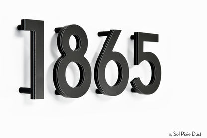 Modern House Numbers – Acrylic & Alucobond (ACP)