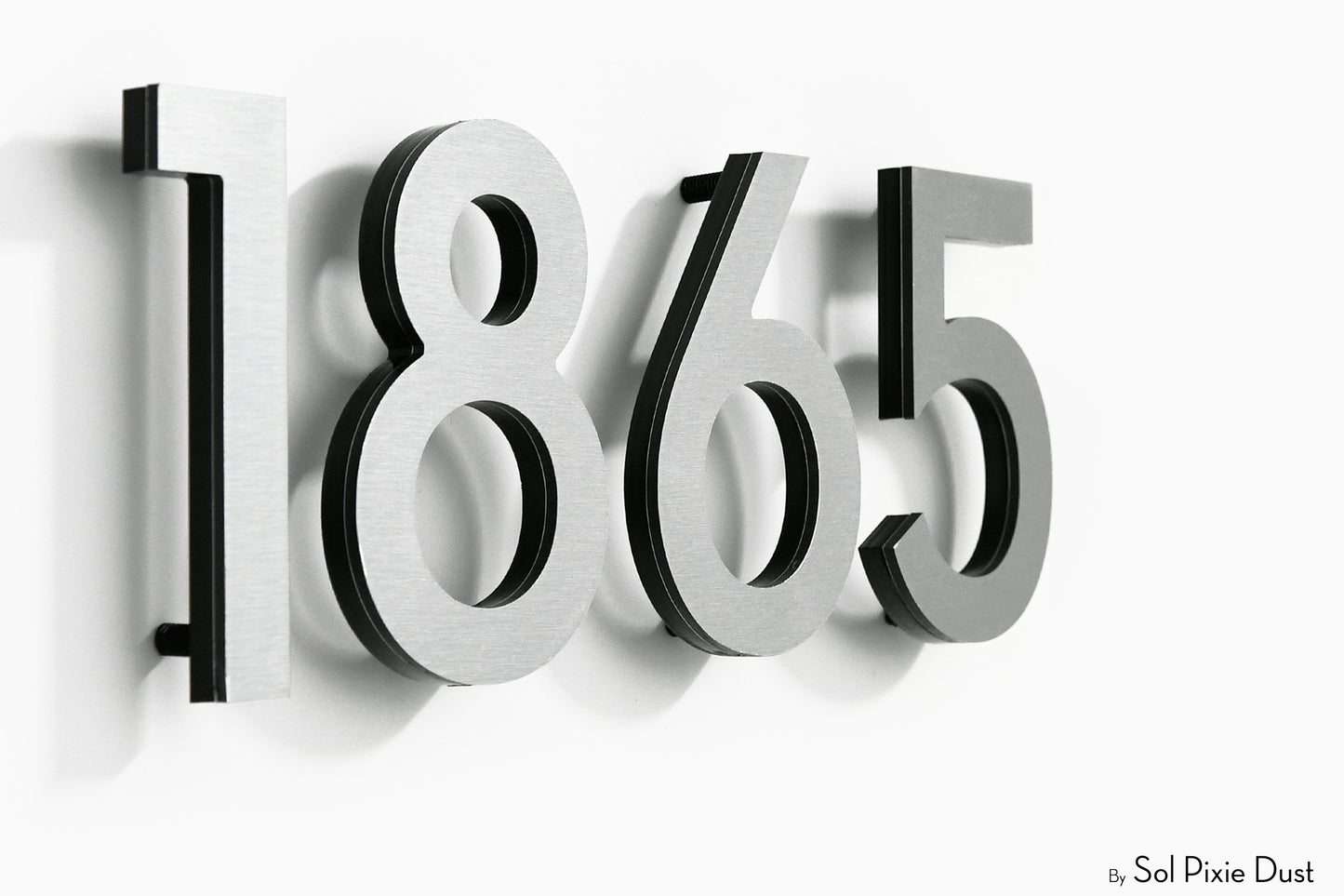 Modern House Numbers – Acrylic & Alucobond (ACP)