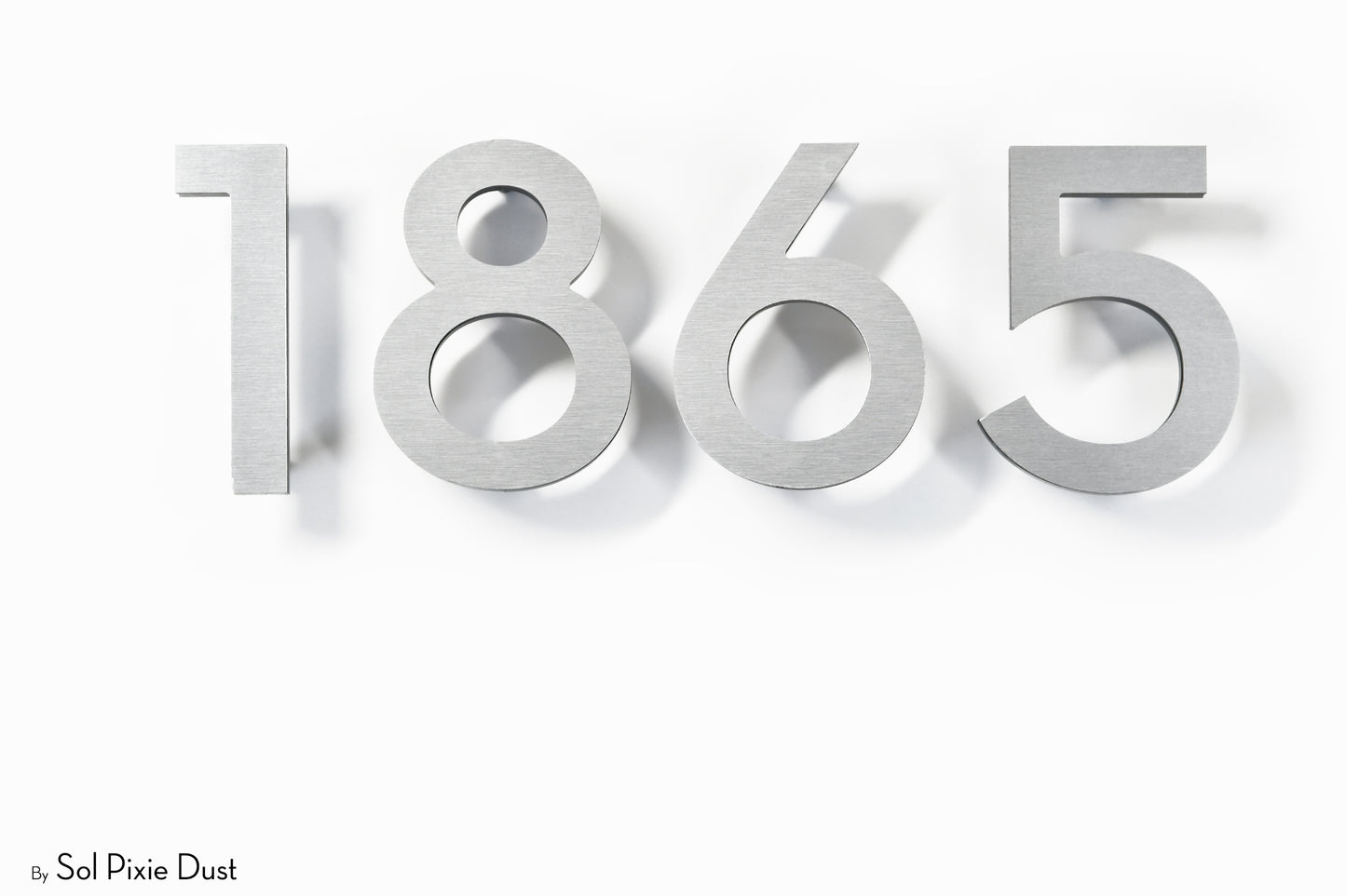 Modern House Numbers – Acrylic & Alucobond (ACP)