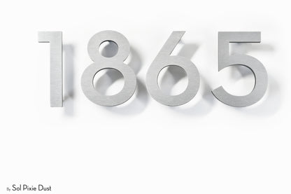 Modern House Numbers – Acrylic & Alucobond (ACP)