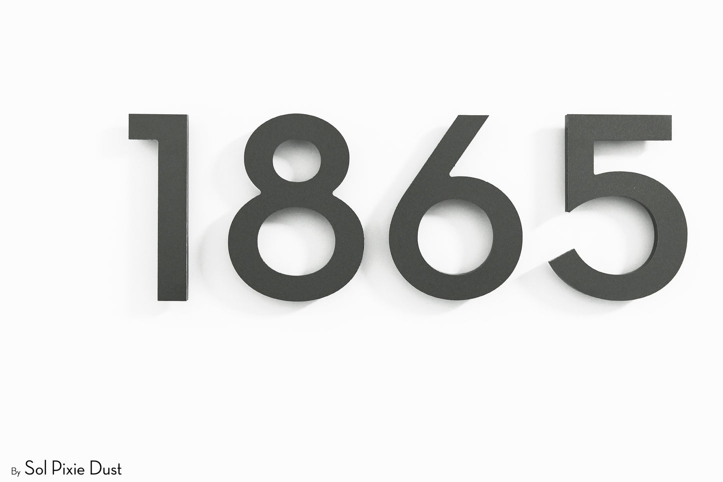 Modern House Numbers – Acrylic & Alucobond (ACP)