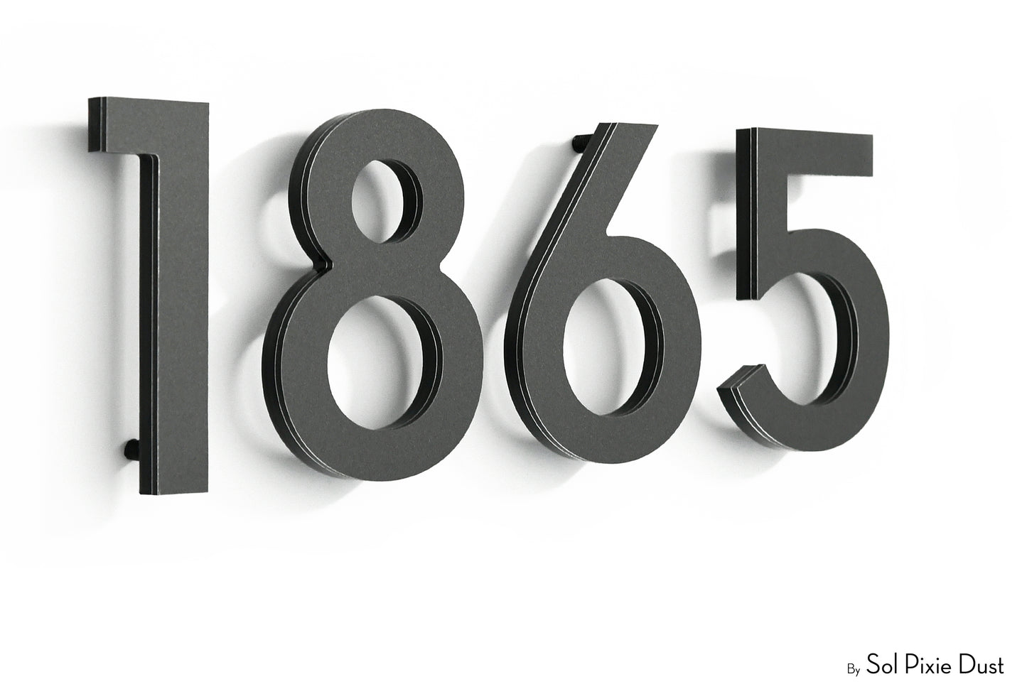 Modern House Numbers – Acrylic & Alucobond (ACP)