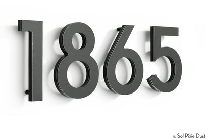 Modern House Numbers – Acrylic & Alucobond (ACP)