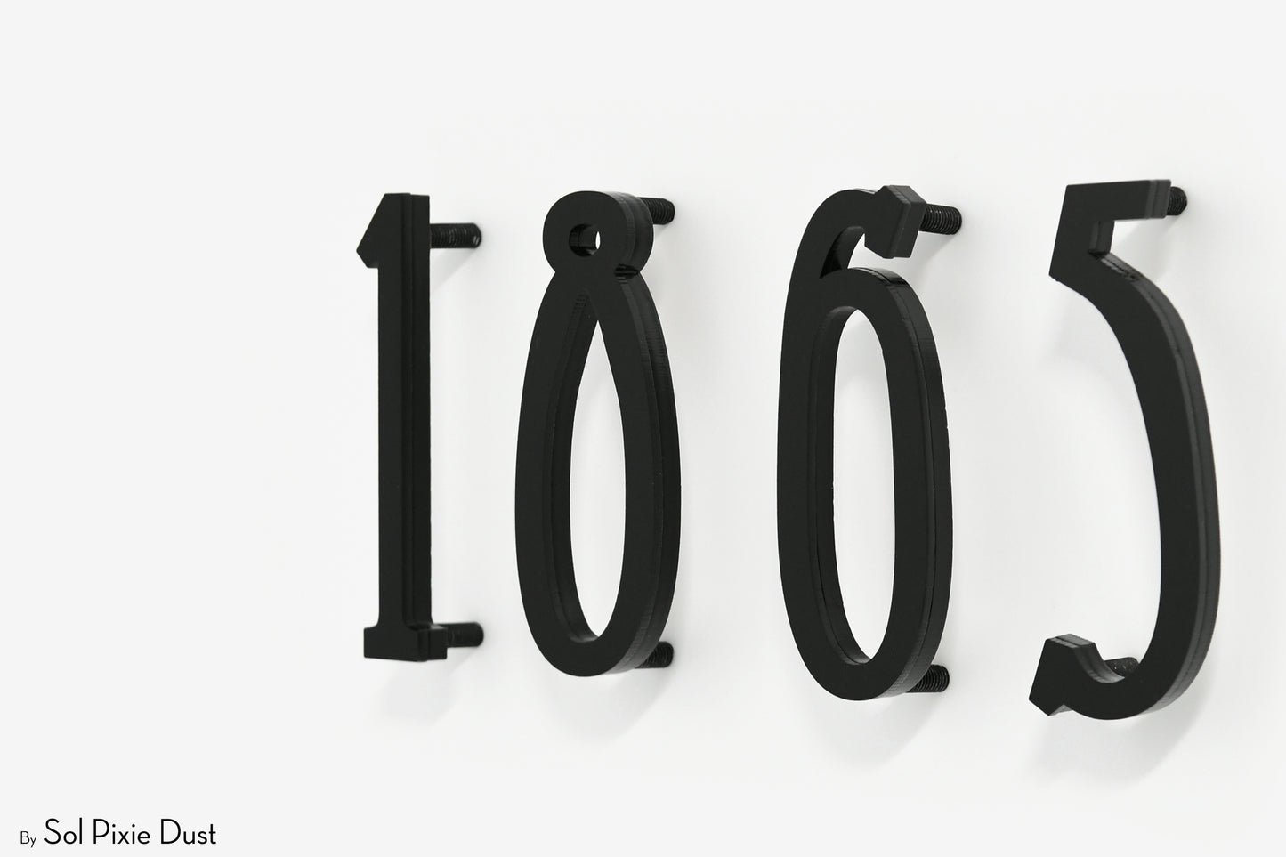 Modern House Numbers – Acrylic & Alucobond (ACP)
