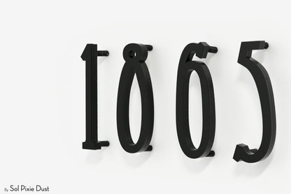 Modern House Numbers – Acrylic & Alucobond (ACP)